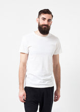 Comfort Tee in White Wool Blend - gstuffpro.com