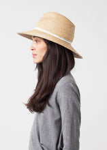 Wrapped Up Hat in Straw/White - gstuffpro.com