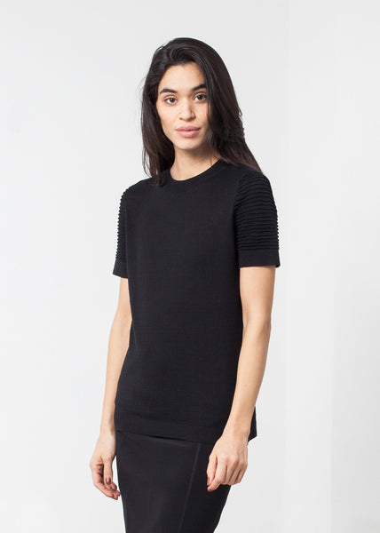 Ribbed Short Sleeve Knit - gstuffpro.com