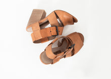 Buckle Strap Heel in Brown - gstuffpro.com
