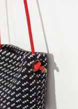 Wool Shoulder Pouch in Black/White - gstuffpro.com