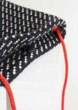 Wool Shoulder Pouch in Black/White - gstuffpro.com
