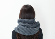 Knit Neck Warmer in Grey - gstuffpro.com