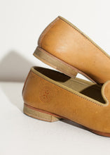 Leather Loafer in Lime - gstuffpro.com