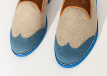 Wingtip Loafer in Blue - gstuffpro.com