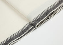 Edged Wool Scarf in Off White - gstuffpro.com