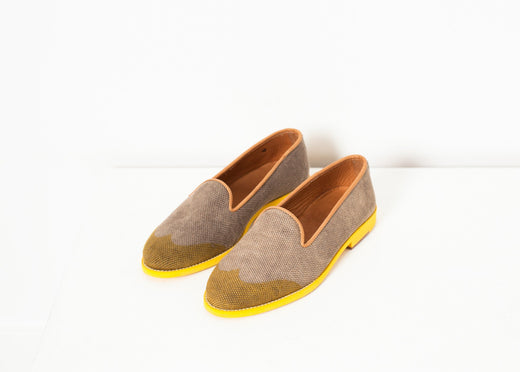 Wingtip Loafer in Yellow - gstuffpro.com