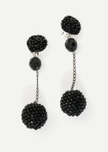 Drop Cluster Earring in Black - gstuffpro.com